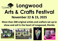 Nov 22 & 23 - Longwood Arts & Crafts Festival